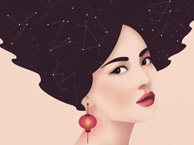 Seoul asia beauty cover editorial illustration korea seoul woman