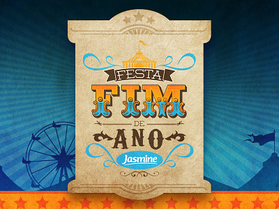Circus Jasmine circus fest illustrator jasmine park typography vandre