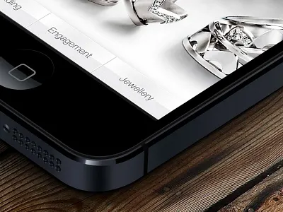 Furrer Jacot - mobile website blue clean css3 html5 mobile responsive user interface website