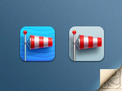 Wind tracker app icon app icon artua icon ios tracker tracking wind windsurfing