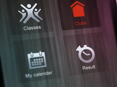 Application dashboard gui ios. interface ui