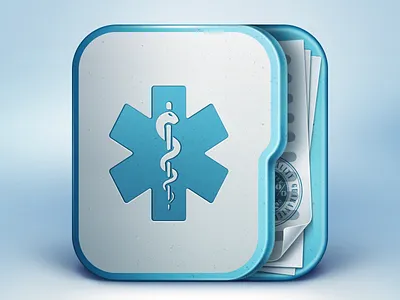 Medical App Icon startup branding