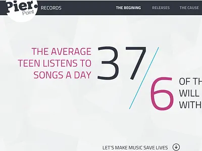 Pierpoint Records - New Site for 2012 charity christmas design music web