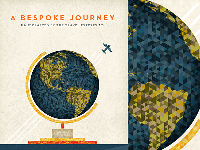Globe bespoke globe isometric travel