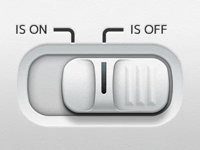 Image Stablization lens switch button switch ui