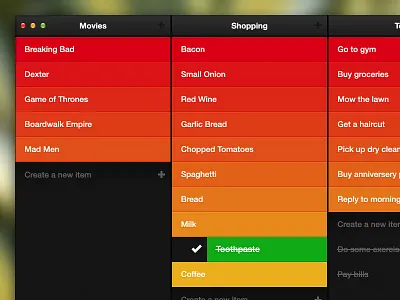 Clear for Mac app clear dark desktop ui