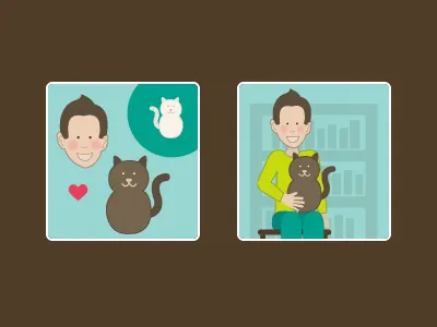 Language Level selector illustration language learning