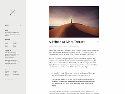 Initial Design clear mikedidthis minimal responsive theme themeforest tumblr