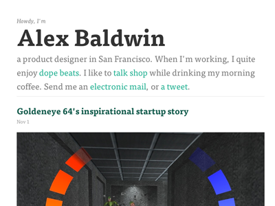 Blog redesign blog ff tisa typography web