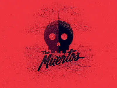 Los Muertos día de los muertos skull