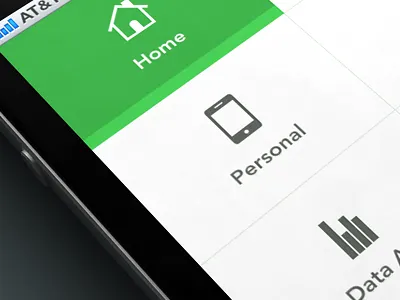 Mobile Site Nav design interface mobile rally interactive site ui ux