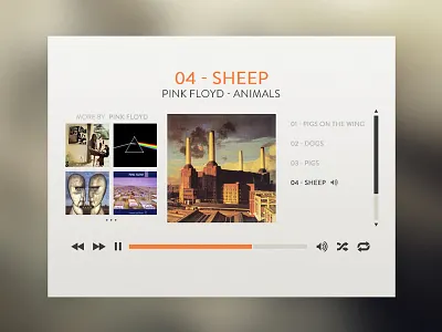 Player on a layer diet clean music plain player rgrundig solid