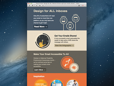 Litmus Newsletter circles circular email email design litmus newsletter pastel