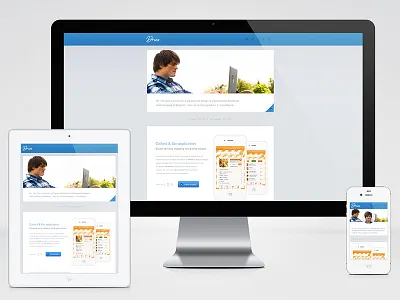Responsive portfolio about clean dries drieslambrecht.be imac ipad iphone lambrecht portfolio proximanova responsive showcase site web work