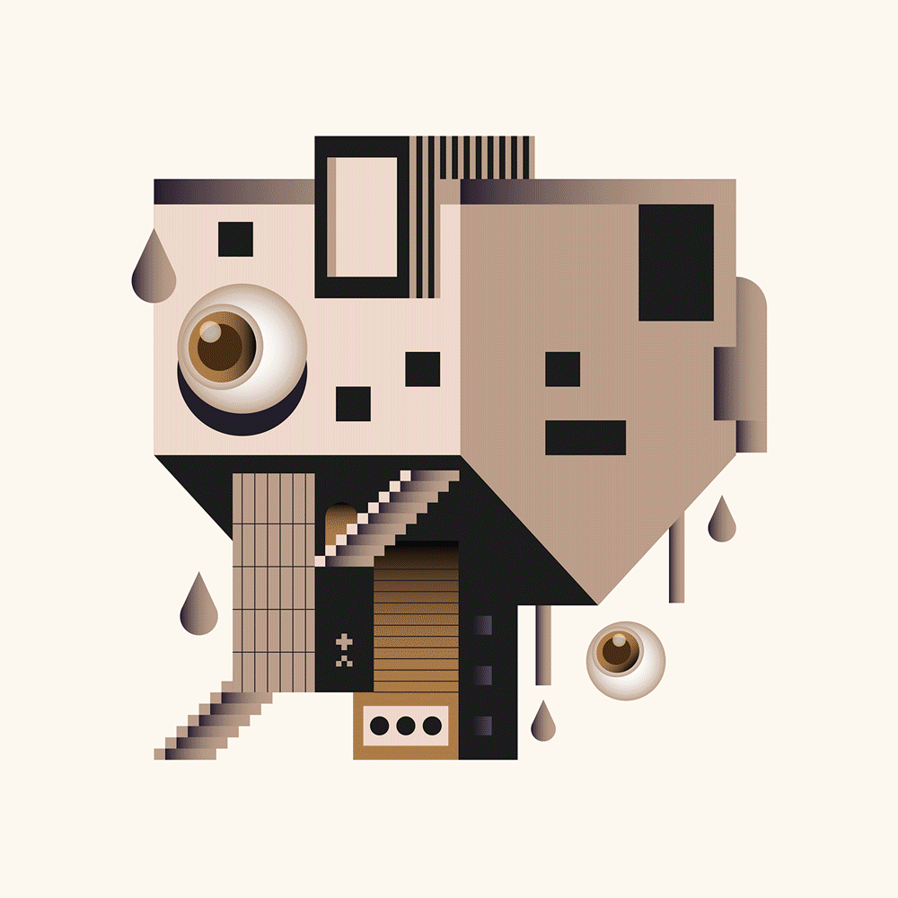 Architecture Unknowns architecture character city design digital eye house icon illustration indonesia vector