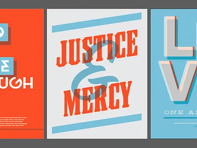 Church Poster Series : 15m bible church council demming house outage poster scripture series twofaced type typography