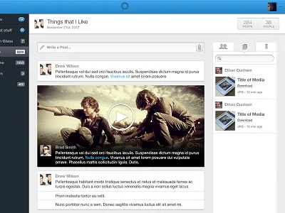 The All New Dialoggs blog chat dialoggs feed interface stream