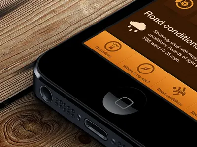 Car Buddy - iPhone App app brown car fuel ios iphone iphone 5 light road tuning user interface