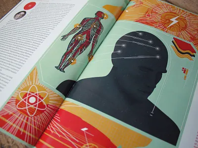 Neuroscience editorial illustration medical science uk wired