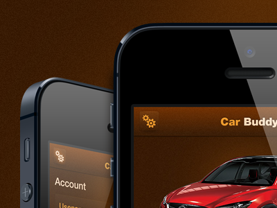 Car Buddy - iPhone App app brown car fuel ios iphone iphone 5 light road tuning