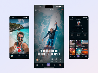 Yondo Travel App ai app ios app mobile travel ui