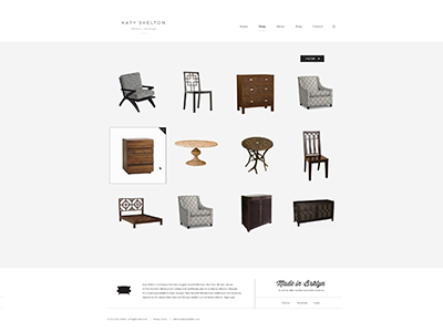 Keeping it Simple branding clean design focus lab furniture logo logotype simple skelton web design