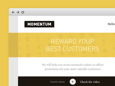 Small & quick launchpage design clean launch page startup web webdesign