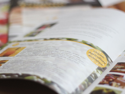 Le Pain Quotidien brochure design editorial print