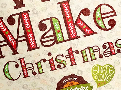 Goldsteins - We Make Christmas australia branding christmas corporate identity custom type design agency font gold coast lettering logo logo design matt vergotis typeface verg verg advertising xmas