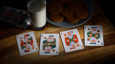 Gingerbread Cards card celebration christmas claus cookie deck design game gingerbread holiday illustration magic playingcards productdesign reindeer santa vector winter