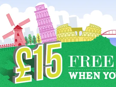 Bingo Europe unused concept bingo concept dutch england europe france holland illustration italy landmarks sights unused