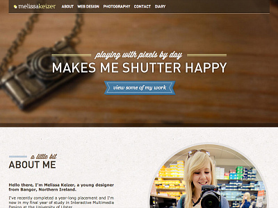 new portfolio site - now live camera dinpro image background photography portfolio script web designer wisdom wood