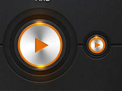 Music Player App Concept buttons iphone 5 mobile music player photoshop ui