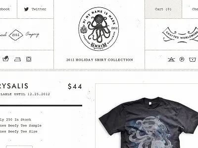 Holiday branding forefathers site store