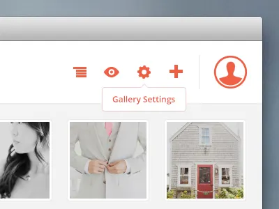 Minimal Nav + Interaction horizontal nav interaction menu minimal nav navigation simple tooltip