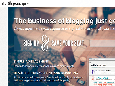Skyscraper's Splash...for now skyscraper splash page