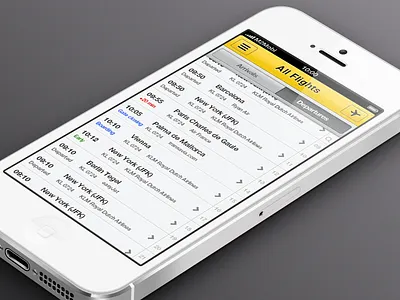 Schiphol iPhone 5 app iphone list schiphol