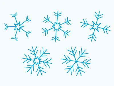 Snowflakes holidays rdio snowflakes