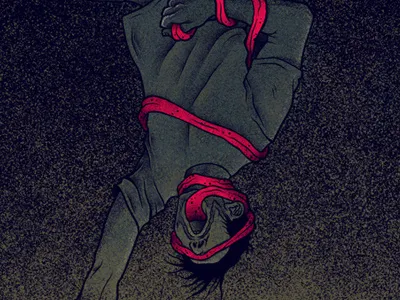 Choke art book debut design drawing illustration pen and ink pittsburgh sean dockery typography