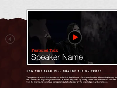 Good talk pattern slider ted tedx vancouver video