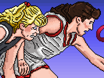 Dribbbled dribbble funny illustration pixel art stock photo video game