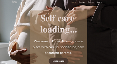 Urban Nurture Website branding design graphic design typography ui
