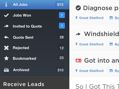 Progress button dashboard icon image items job label list tag ui