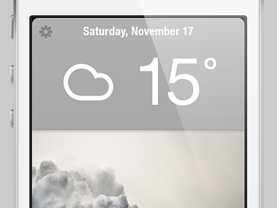 Weather[snap] 500px app application clean climacons hackathon icons ios iphone iphone 5 photo photography pixelhack pixelhack2012 pixelhackday toronto ui ui design user interface ux weather weather[snap] weathersnap