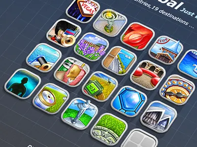 Still Global icons photoshop poseit