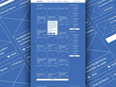 Social Network - UI UX blue brief creative design dubai freelance designer full homepage kit network pattern red sketch sketches social subpage template texture theme ui ui kit ux web website wire wireframe wireframes wordpress