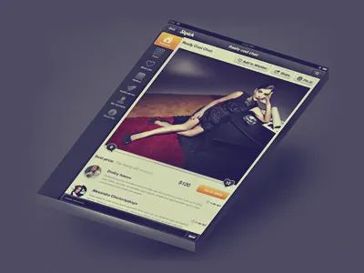 Shpick App ios ios design ipad shop single ui