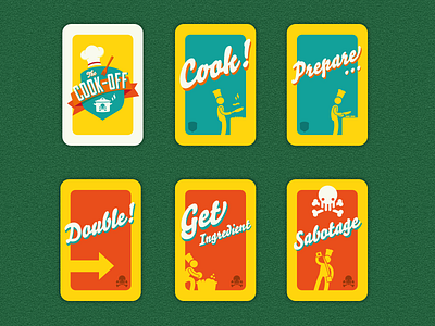 Player Cards board game card card game chef cook cooking game pictogram sabotage