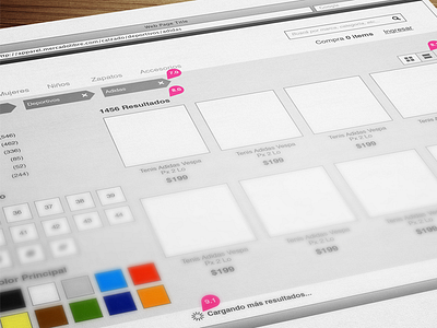 Fashion eCommerce Concept - wireframes design ecommerce ui ux web wireframe