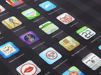 The Divine Land icons，poseit photoshop